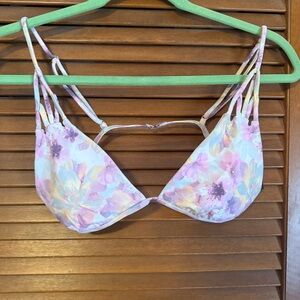 PacSun L.A Hearts Floral Strappy Bikini Top